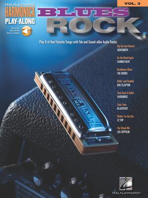 BLUES ROCK HARMONICA PLAYALONG V3 BK/CD
