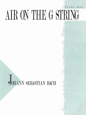 BACH - AIR ON THE G STRING PIANO SOLO S/S