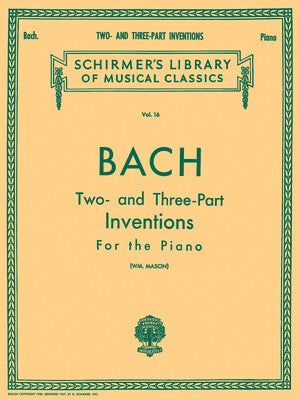 BACH - 2 AND 3 INVENTIONS FOR PIANO ED MASON