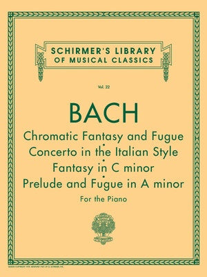 BACH - CHROMATIC FANTASY/CONCERTO ETC PIANO