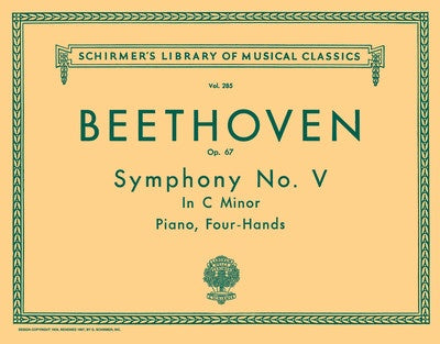 BEETHOVEN - SYMPHONY NO 5 C MINOR OP 67 PIANO DUET