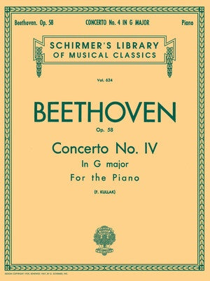 BEETHOVEN - CONCERTO NO 4 G MAJOR OP 58 2P4H