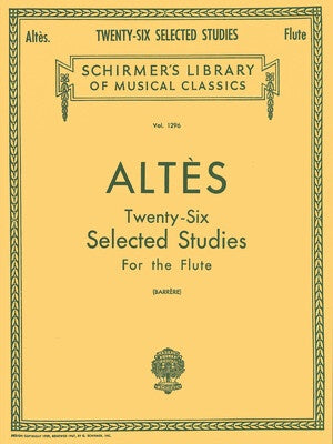 ALTES - 26 SELECTED STUDIES FOR FLUTE
