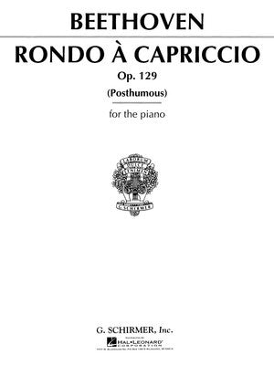 BEETHOVEN - RONDO A CAPRICCIO OP 129 PIANO