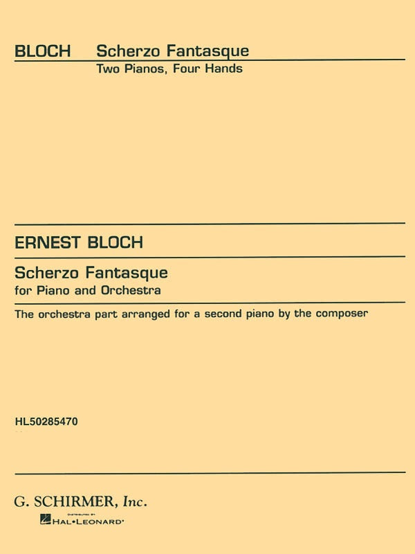 BLOCH - SCHERZO FANTASQUE 2P4H