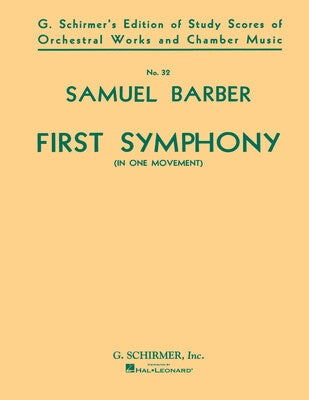 BARBER - SYMPHONY NO 1 OP 9 STUDY SCORE