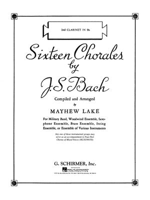 BACH - 16 CHORALES CLARINET 2 PART