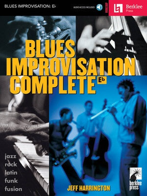 BLUES IMPROVISATION COMPLETE E FLAT INSTRUMENTS BK/OLA