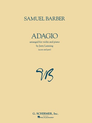 BARBER - ADAGIO FOR VIOLIN/PIANO