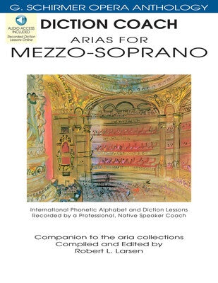 ARIAS FOR MEZZO SOPRANO DICTION COACH BK/CD
