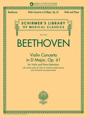 BEETHOVEN - VIOLIN CONCERTO D MAJOR OP 61 BK/OLA