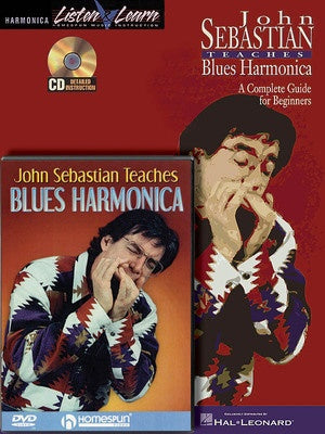 BEGINNING BLUES HARMONICA BK/CD/DVD