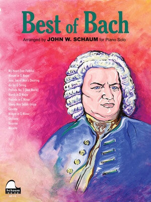 BEST OF BACH FOR PIANO ARR SCHAUM