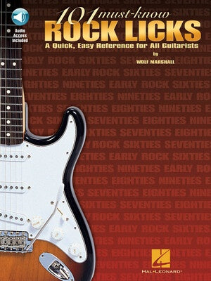 101 MUST KNOW ROCK LICKS BK/OLA