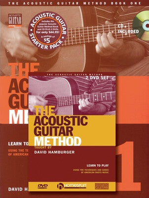 ACOUSTIC GUITAR METHOD BK/CD/DVD