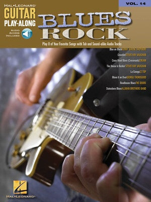 BLUES ROCK GUITAR PLAYALONG V14 BK/OLA