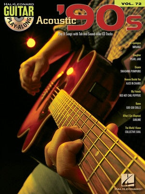 ACOUSTIC 90S GUITAR PLAY ALONG V72 BK/CD GTR