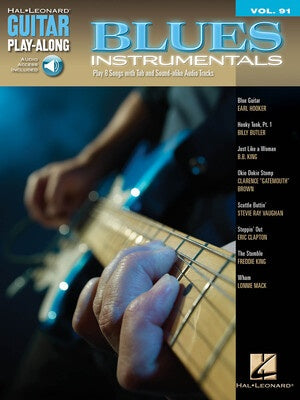 BLUES INSTRUMENTALS GUITAR PLAYALONG V91 BK/OLA