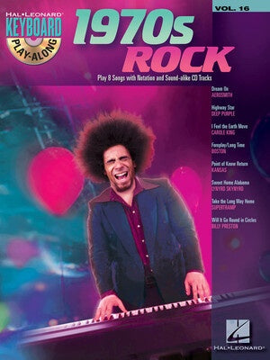 1970S ROCK KEYBOARD PLAY ALONG BK/CD V16