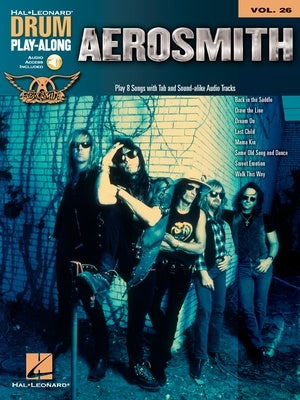 AEROSMITH DRUM PLAY ALONG BK/CD V26