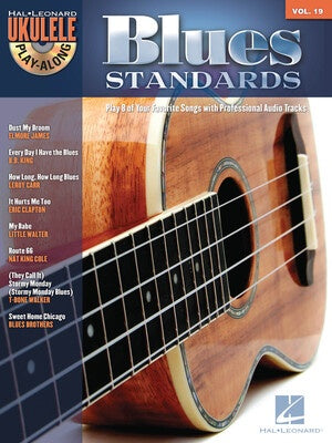 BLUES STANDARDS UKULELE PLAY ALONG BK/CD V19