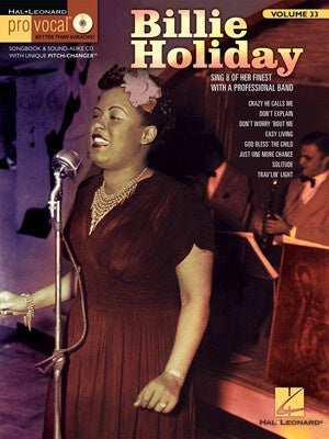BILLIE HOLIDAY PRO VOCAL WOMENS ED V33 BK/CD