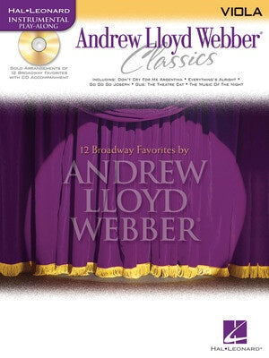 ANDREW LLOYD WEBBER CLASSICS VIOLA BK/CD
