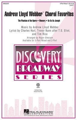 ANDREW LLOYD WEBBER CHORAL FAVORITES 2 PT
