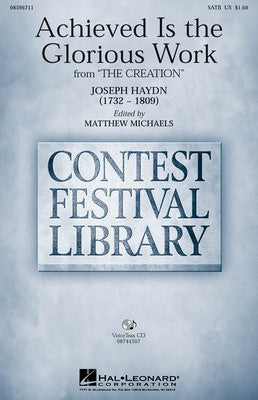 ACHIEVED IS THE GLORIOUS WORK SATB