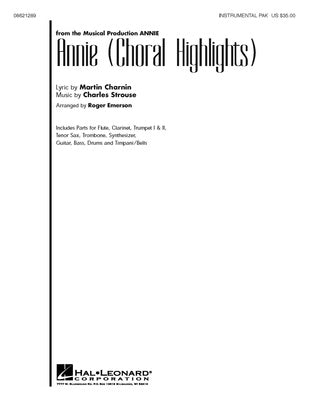 ANNIE (CHORAL HIGHLIGHTS) IPAK C