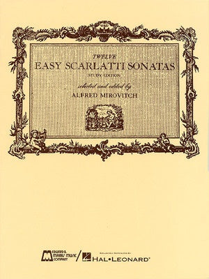 12 EASY SCARLATTI SONATAS FOR PIANO