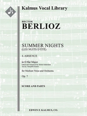 BERLIOZ - LES NUITS DETE NO 4 ABSENCE D FLAT SC/PTS