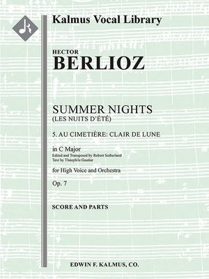 BERLIOZ - LES NUITS DETE NO 5 AU CIMITIERE C MAJOR SC/PTS