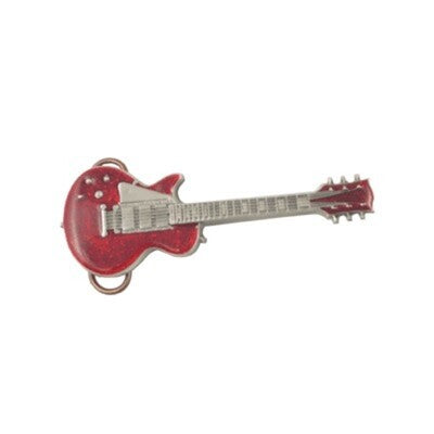 BELT BUCKLE ELECTRIC GUITAR BLACK