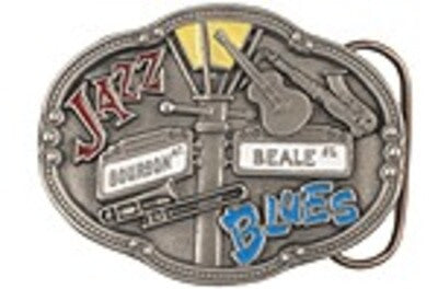 BELT BUCKLE JAZZ AND BLUES