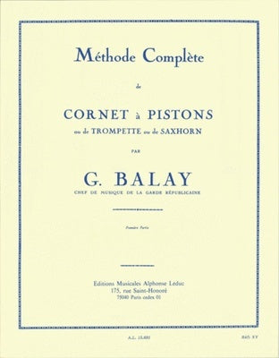 BALAY - COMPLETE METHOD CORNET/TRUMPET VOL 1