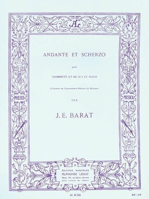BARAT - ANDANTE AND SCHERZO TRUMPET/PIANO