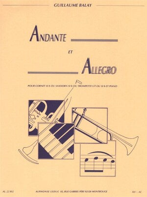 BALAY - ANDANTE AND ALLEGRO CORNET OR TRUMPET/PIANO