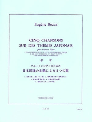 5 CHANSONS SUR DES THEMES JAPONAIS FLUTE/PIANO
