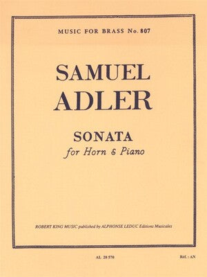 ADLER - SONATA FOR FRENCH HORN/PIANO