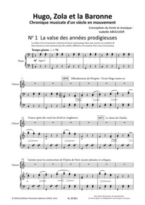 ABOULKER - HUGO ZOLA ET LA BARONNE VOCAL SCORE