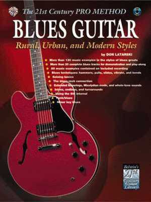 BLUES GUITAR RURAL URBAN AND MODERN STYLES BK/CD