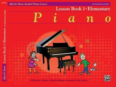 ALFREDS BASIC GRADED PIANO COURSE LESSON BK 1
