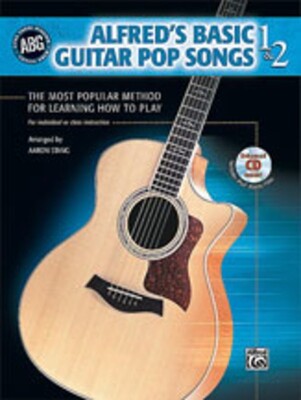 ALFREDS BASIC GUITAR POP SONGS 1 AND 2 BK/CD GTR