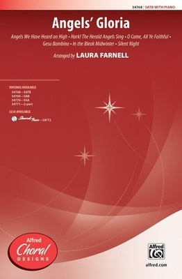 ANGELS GLORIA SATB/PIANO