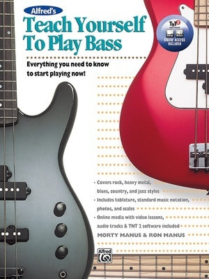 ALFREDS TEACH YOURSELF TO PLAY BASS BK/OLM