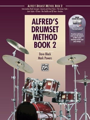 ALFREDS DRUMSET METHOD BOOK 2 BK/OLA