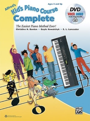 ALFREDS KIDS PIANO COURSE COMPLETE BK/DVD/OLM