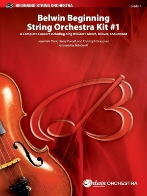 BELWIN BEGINNING STRING ORCHESTRA KIT #1 SO1 SC/PTS