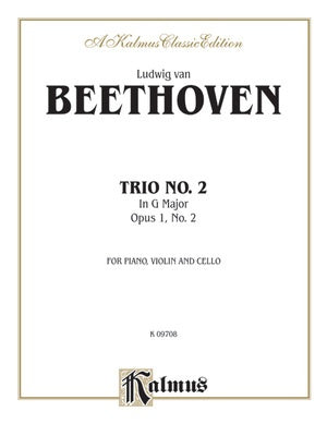 BEETHOVEN - TRIO NO 2 G MAJOR OP 1 FOR VIOLIN/CELLO/PIANO